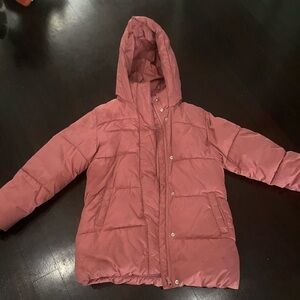 Gap PURE Puffer Warmest Winter Coat, color Rose, perfect condition! Size L 10/11